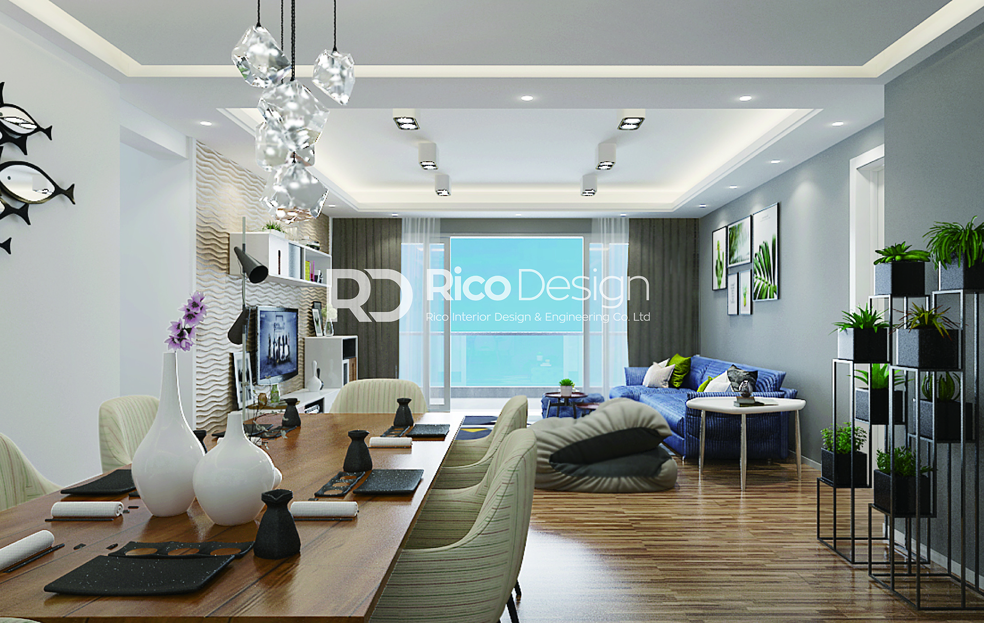 荃灣萬景峯裝修案例丨Rico Design 帝高室內設計
