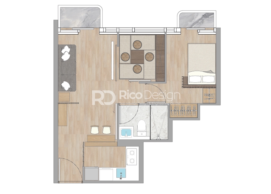 南昌.維港匯室內設計案例丨Rico Design 帝高室內設計